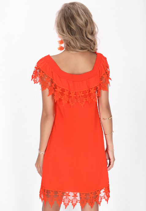 IZIA Kleid Frauen orange - Image 4