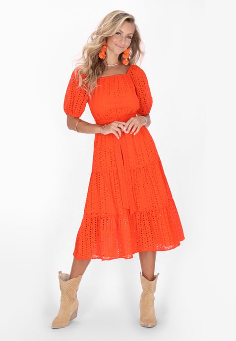 IZIA Kleid Frauen orange - Image 2