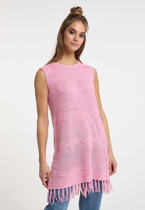 usha Strickkleid Damen rosa - Image 3