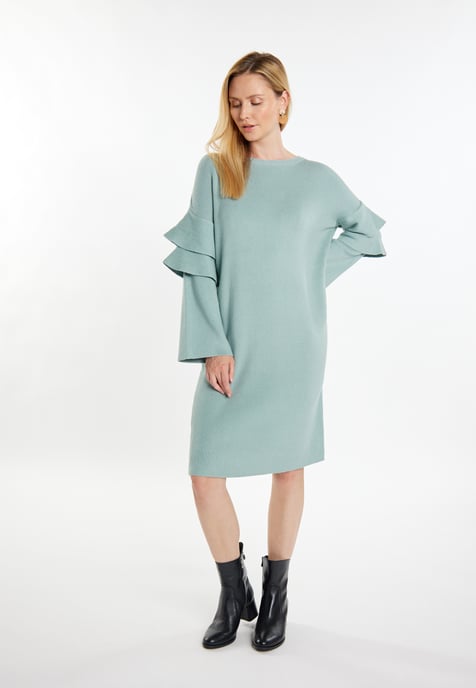 usha Strickkleid Damen Minze - Image 4