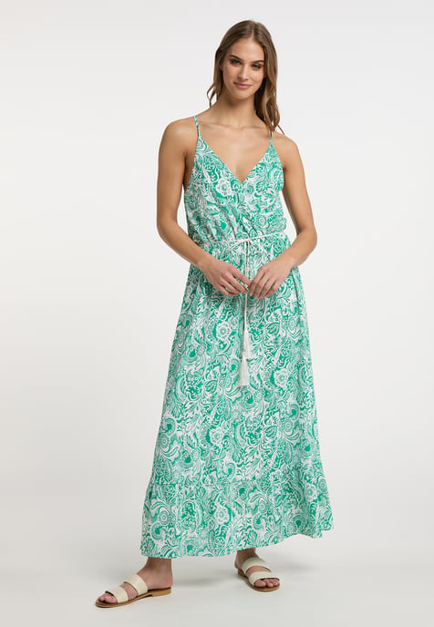 IZIA Kleid Damen Grün Weiss - Image 2