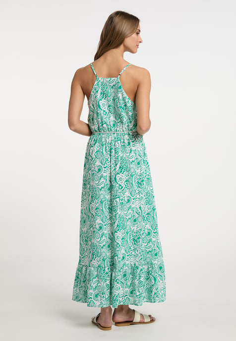 IZIA Kleid Damen Grün Weiss - Image 3