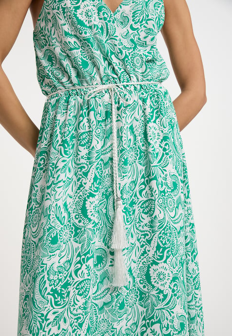 IZIA Kleid Damen Grün Weiss - Image 4