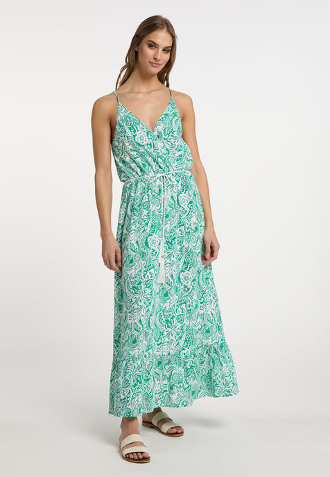 IZIA Kleid Damen Grün Weiss - Image 5