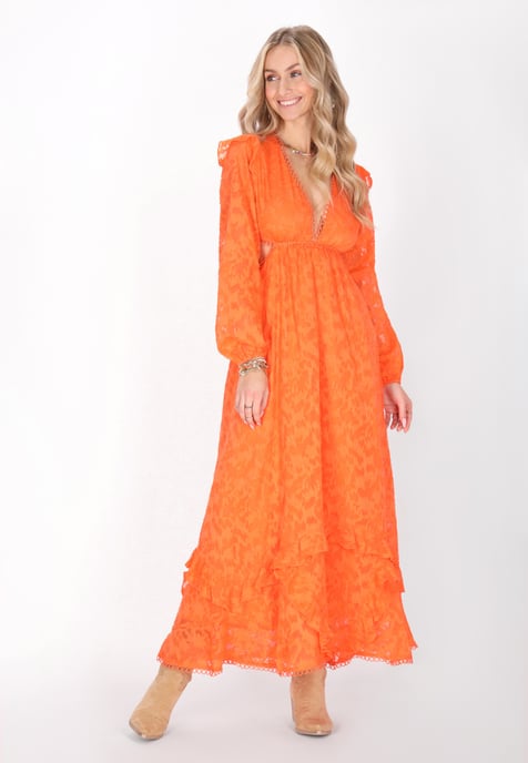 IZIA Kleid Frauen orange - Image 3