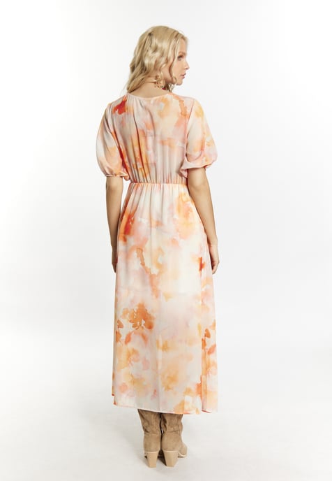 IZIA Kleid Damen Orange Mehrfarbig - Image 3