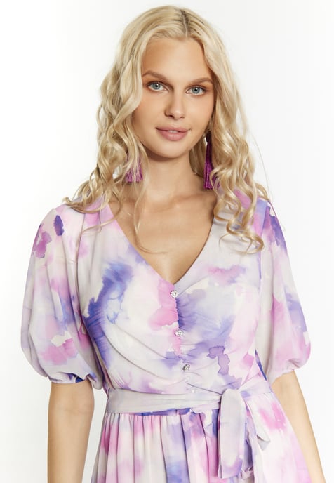 IZIA Kleid Damen Flieder Mehrfarbig - Image 5