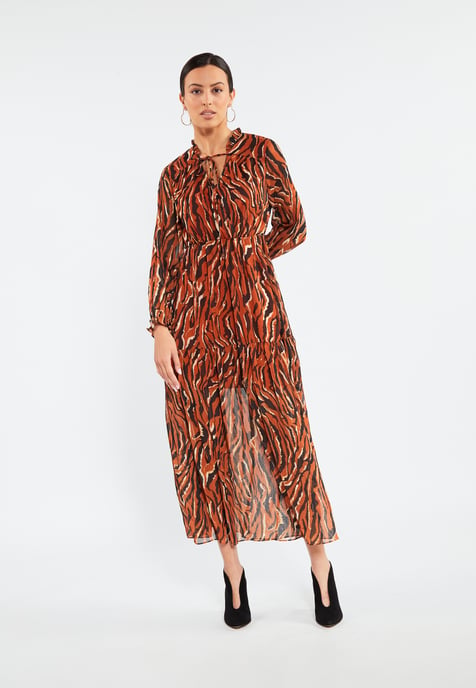 Faina Maxikleid Damen orange - Image 2