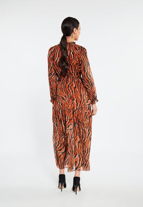 Faina Maxikleid Damen orange - Image 3