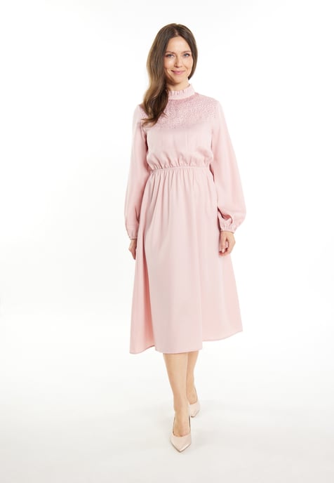 usha Midikleid Damen Rosa Champagner - Image 2