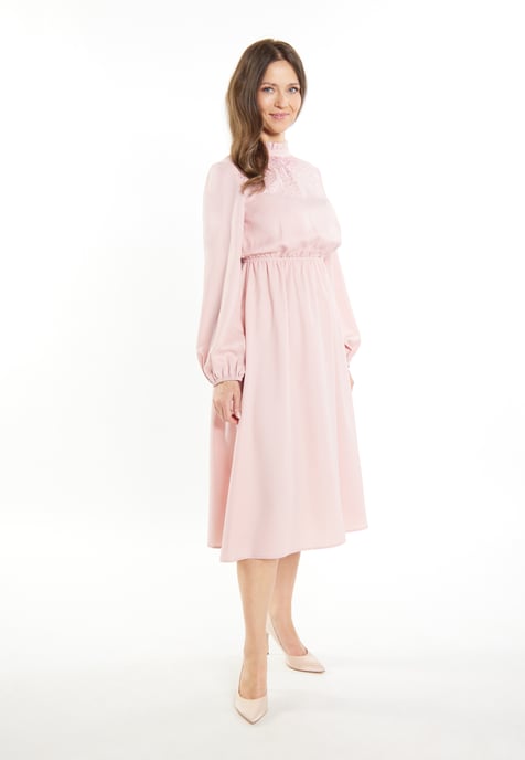 usha Midikleid Damen Rosa Champagner - Image 4