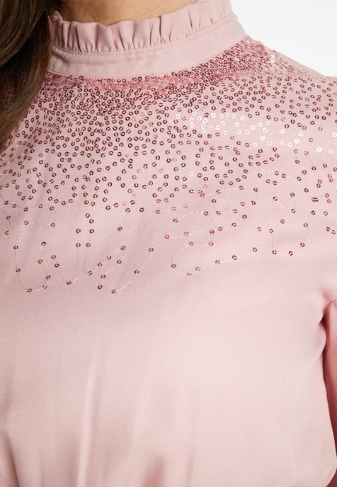 usha Midikleid Damen Rosa Champagner - Image 5