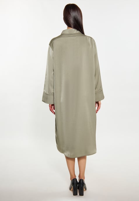 usha Kleid Damen oliv - Image 4