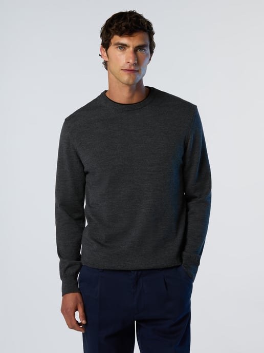 North Sails Pullover Rundhalsausschnitt aus Merinowolle - Image 1