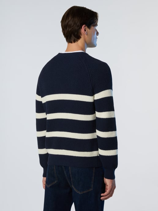 North Sails Pullover Fischerrippe mit Rundhalsausschnitt - Image 2