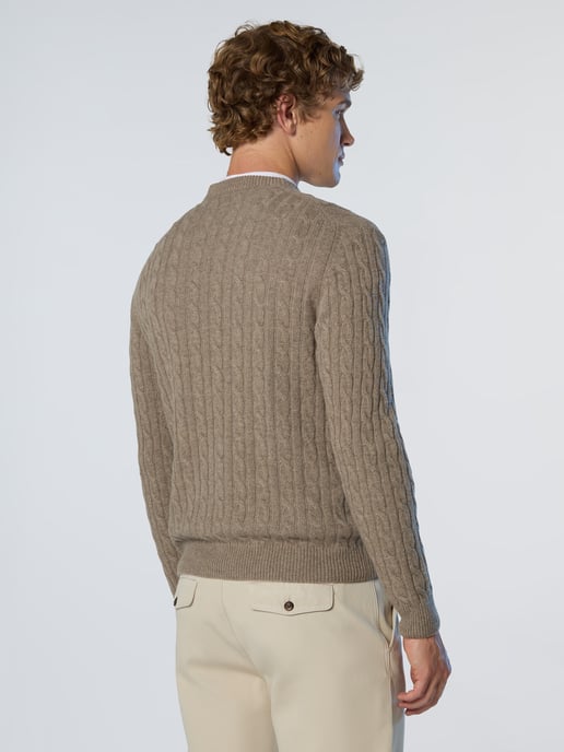 North Sails Pullover Rundhalsausschnitt mit Zopfmuster - Image 2