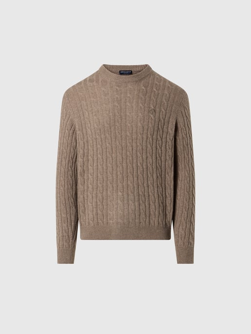 North Sails Pullover Rundhalsausschnitt mit Zopfmuster - Image 3