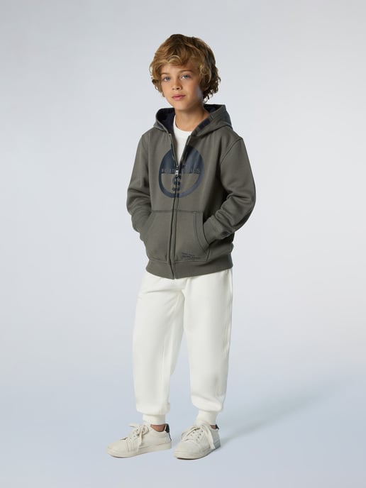 North Sails Kapuzenpullover Durchgehender Reißverschluss mit Maxi-Logo - Image 4
