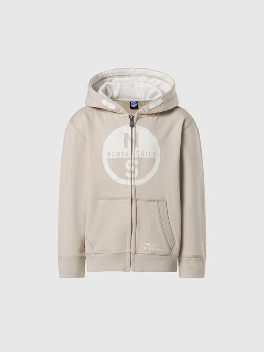 North Sails Kapuzenpullover Durchgehender Reißverschluss mit Maxi-Logo - Image 3