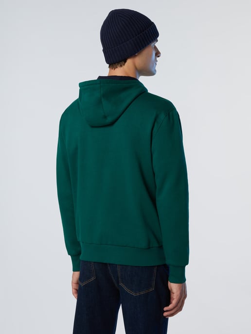 North Sails Kapuzenpullover Durchgehender Reißverschluss mit gesticktem Logo - Image 2