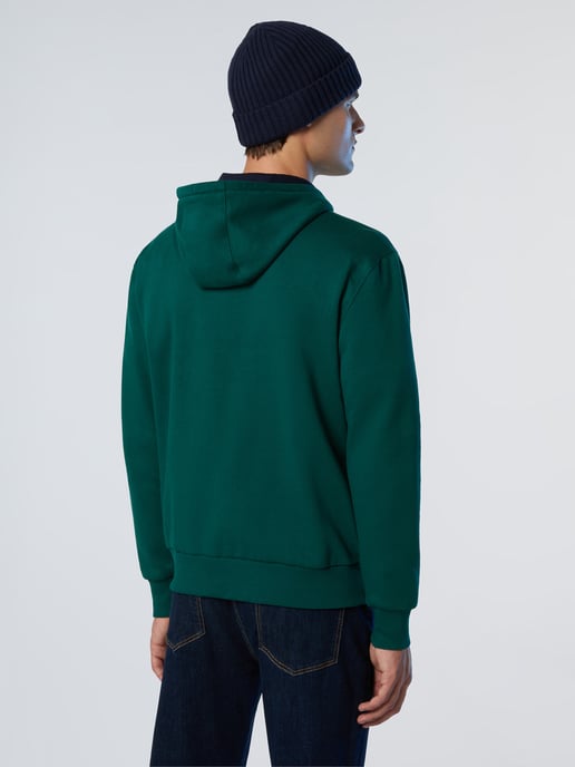 North Sails Kapuzenpullover Durchgehender Reißverschluss mit gesticktem Logo - Image 5