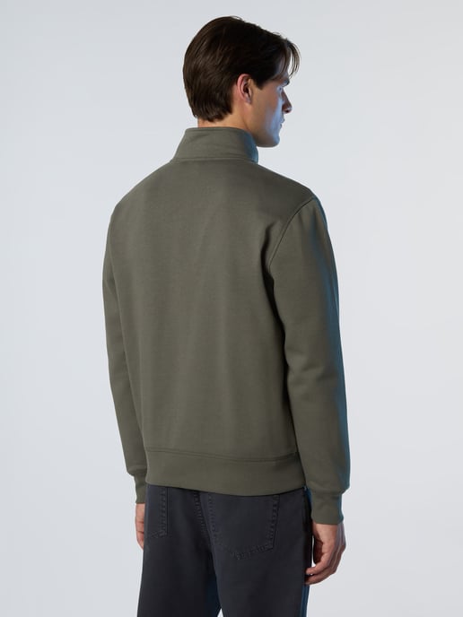 North Sails Sweatshirt Durchgehender Reißverschluss mit Logo-Patch - Image 2