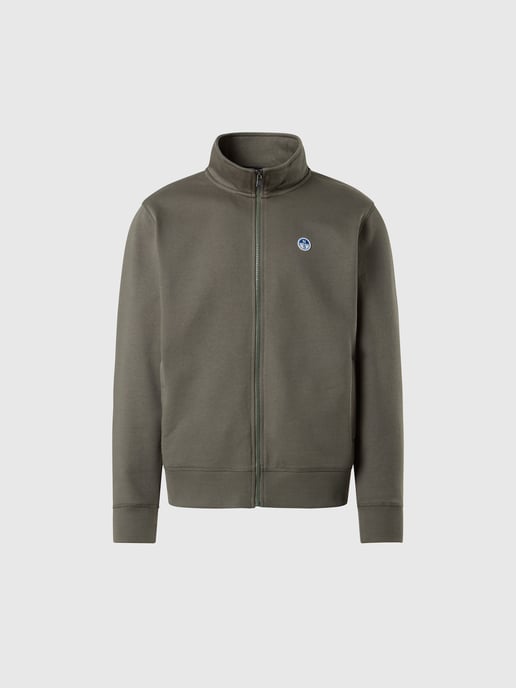 North Sails Sweatshirt Durchgehender Reißverschluss mit Logo-Patch - Image 3