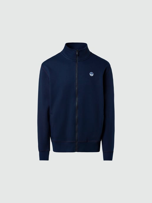 North Sails Sweatshirt Durchgehender Reißverschluss mit Logo-Patch - Image 3