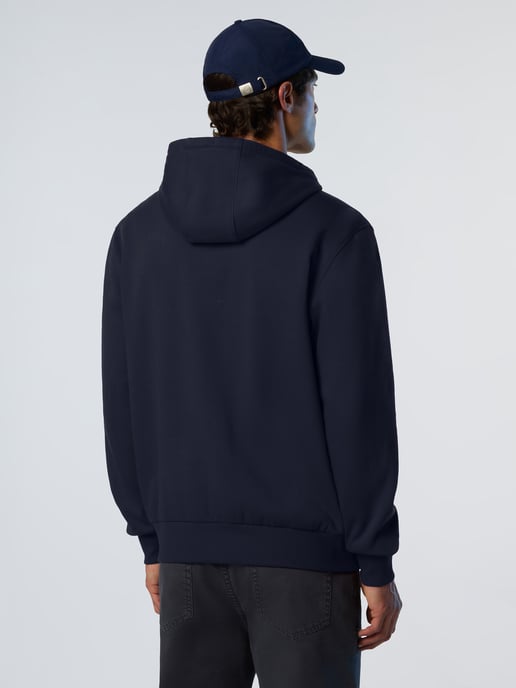 North Sails Kapuzenpullover Durchgehender Reißverschluss mit gesticktem Logo - Image 2