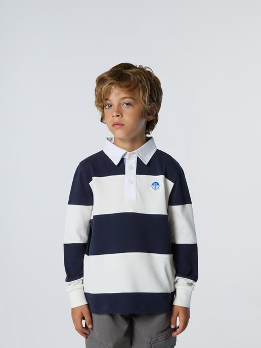 North Sails Rugby-Oberteil Gestreiftes Langarmshirt - Image 1