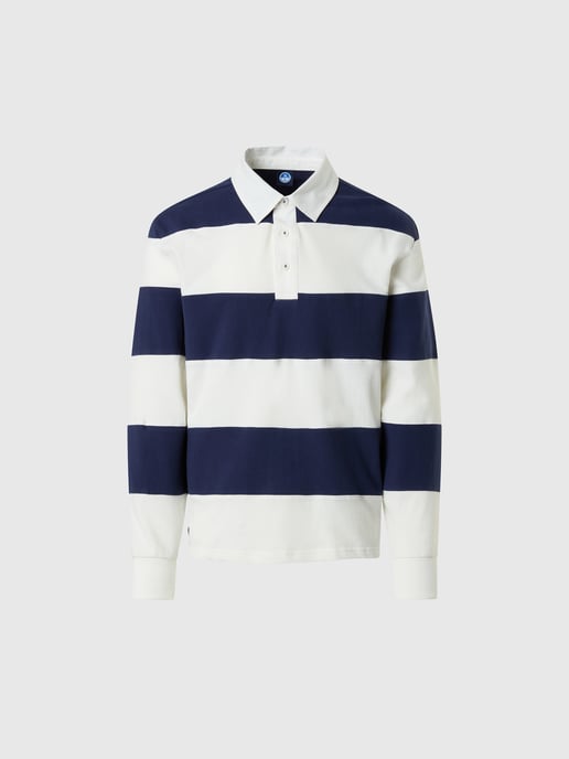 North Sails Rugby-Oberteil Gestreiftes Langarmshirt - Image 3