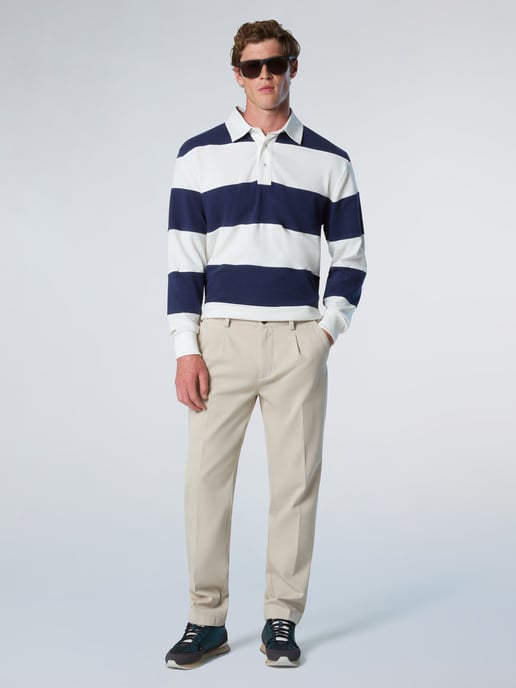 North Sails Rugby-Oberteil Gestreiftes Langarmshirt - Image 4