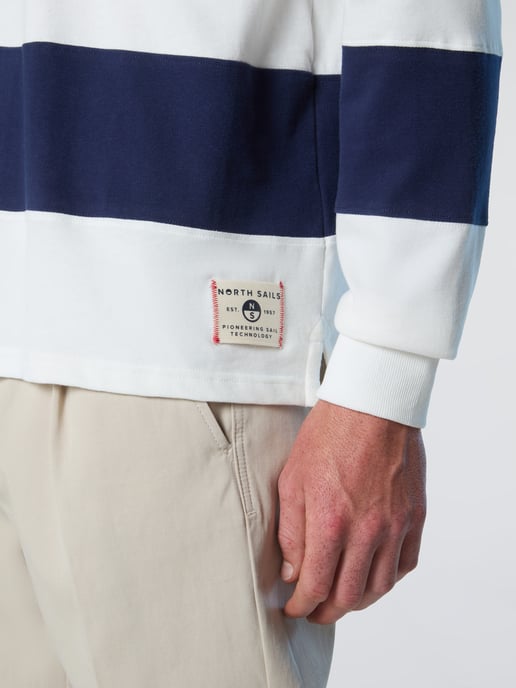 North Sails Rugby-Oberteil Gestreiftes Langarmshirt - Image 5