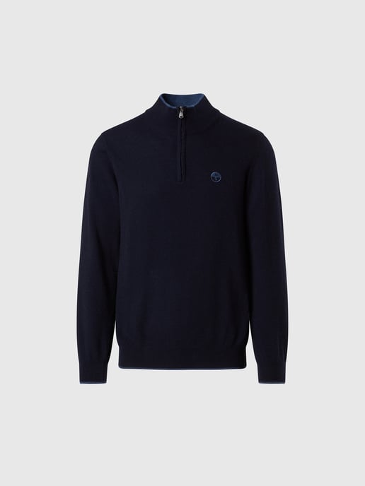 North Sails Pullover Halber Reißverschluss aus Kaschmirmischung - Image 3