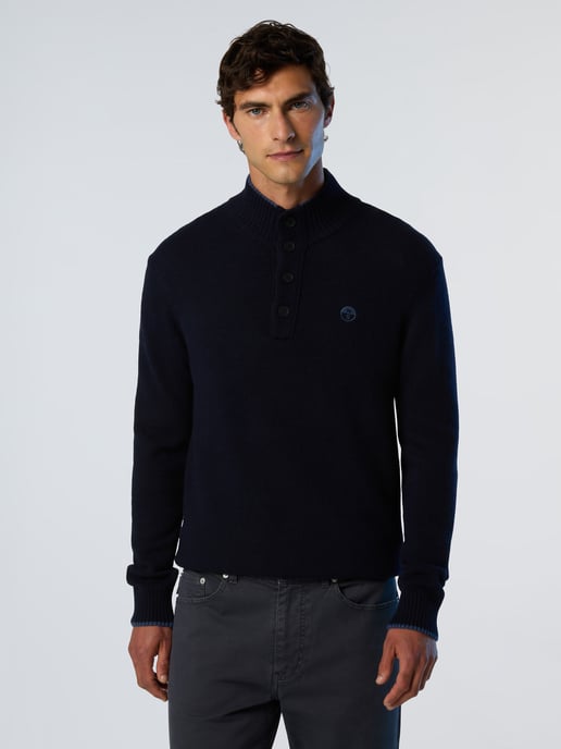 North Sails Pullover Knopfleiste aus Kaschmirmischung - Image 1