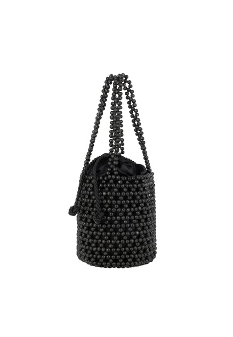 IZIA Bucket Bag aus Perlen Damen schwarz - Image 2