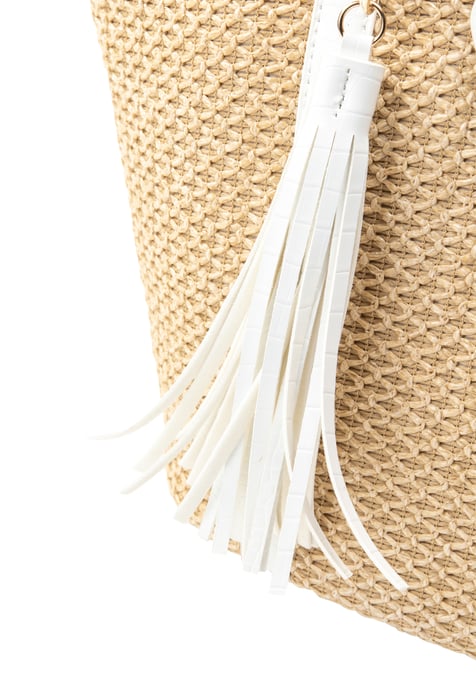 IZIA Shopper-Tasche Damen weissbeige - Image 5