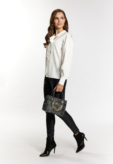 Faina Henkeltasche Damen schwarz - Image 3