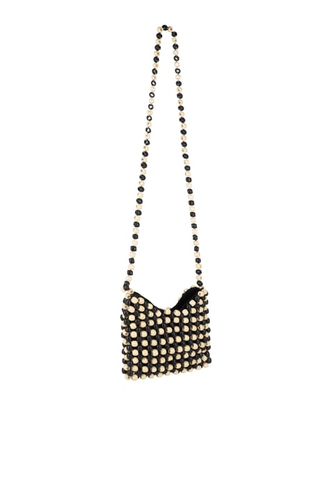 IZIA Tasche aus Perlen Damen Beige Mehrfarbig - Image 2