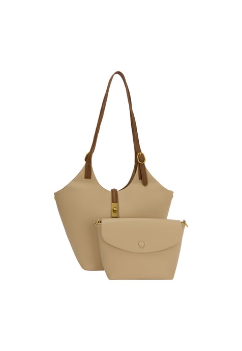 FELIPA 2-IN-1-Tragetaschen-Set 2-IN-1-Tragetaschen-Set Frauen Beige - Image 1