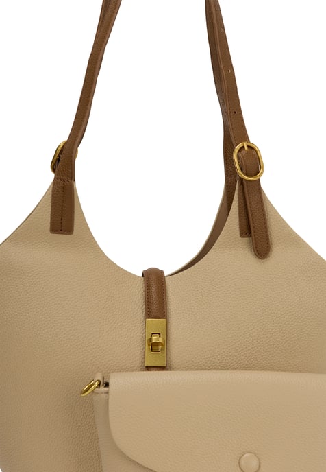 FELIPA 2-IN-1-Tragetaschen-Set 2-IN-1-Tragetaschen-Set Frauen Beige - Image 4