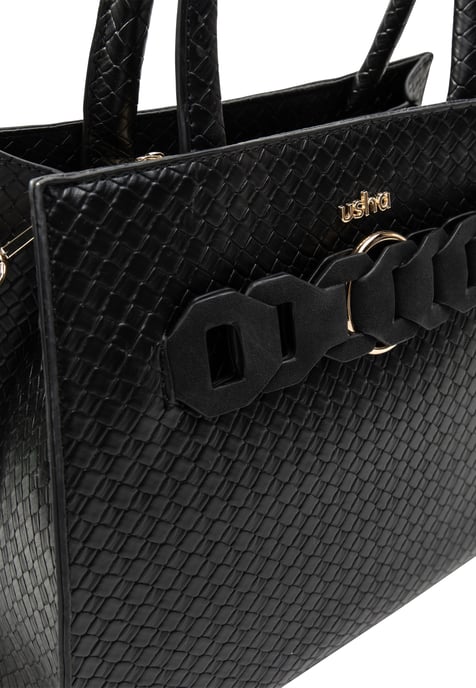 usha Henkeltasche Damen schwarz - Image 5
