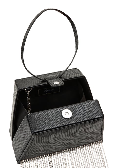 Faina Clutch/Abendtasche Damen schwarz - Image 4