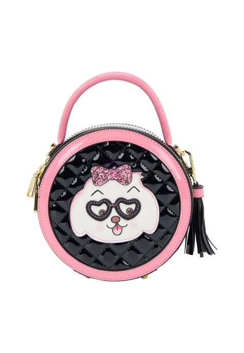 Mymo Schulranzen Schulranzen Frauen Schwarz Rosa - Image 1