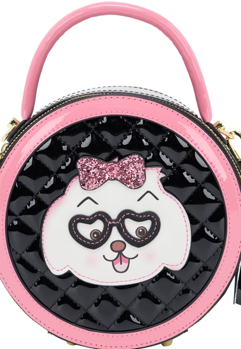 Mymo Schulranzen Schulranzen Frauen Schwarz Rosa - Image 4