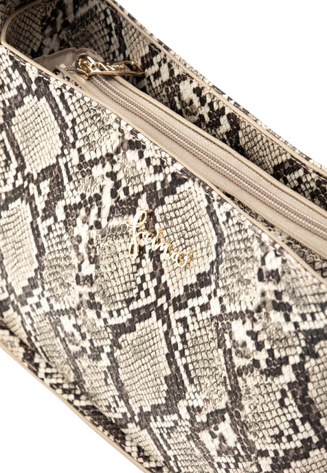Faina Schultertasche Damen Beige Mehrfarbig - Image 5