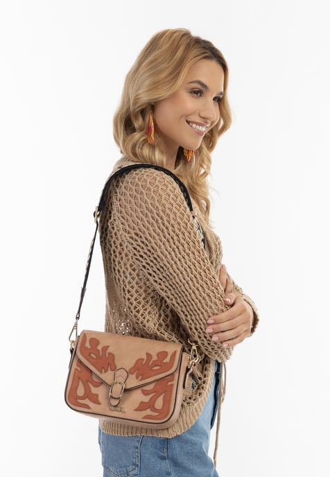 IZIA Umhängetasche Damen Beige - Image 3