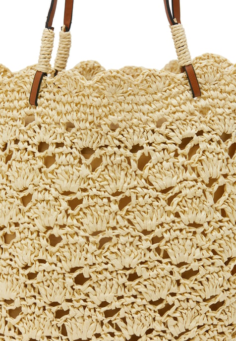 IZIA Einkaufstasche Einkaufstasche Frauen Beige - Image 4