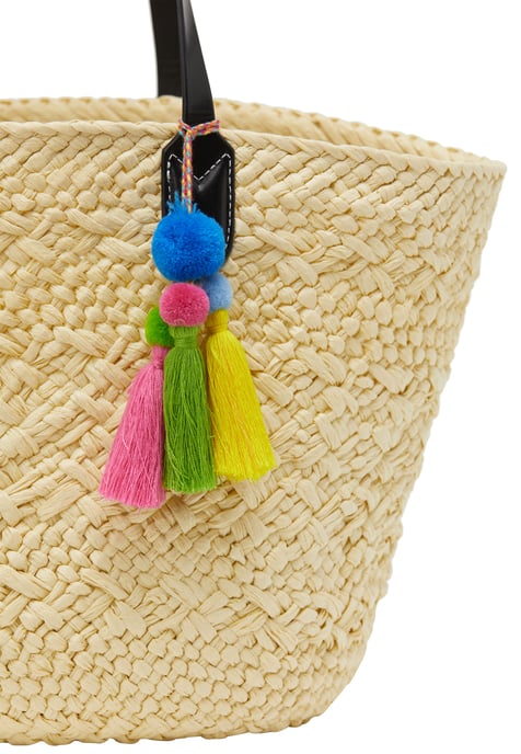 IZIA Einkaufstasche Einkaufstasche Frauen beige,schwarz - Image 4