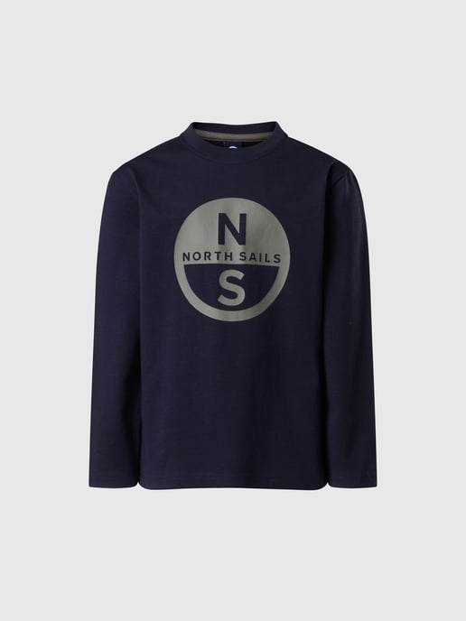 North Sails T-Shirt Langarmshirt mit Maxi-Logo - Image 3